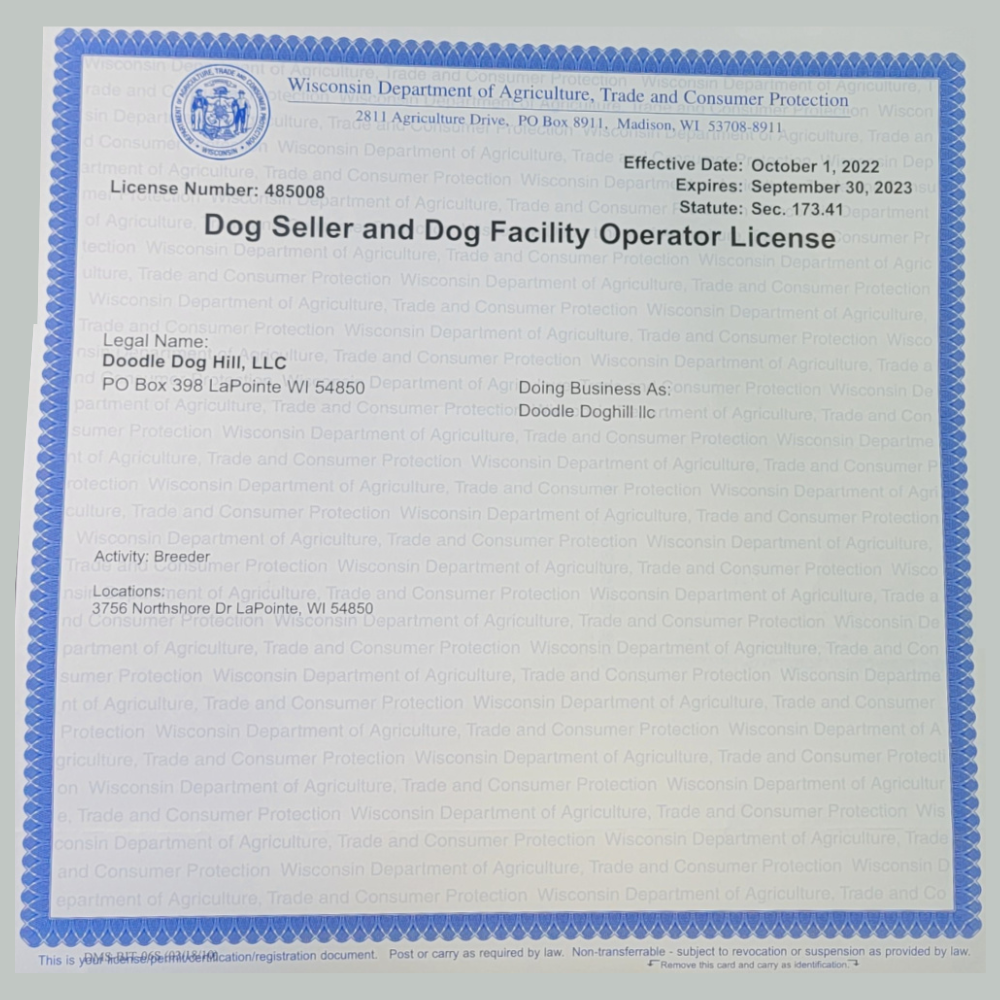 2022-2023_Dog Seller and Dog Facility Operator License